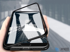 قاب مگنتی و محافظ صفحه شیشه ای آیفون Glass Magnetic 360 Case Apple iPhone 7 Plus/8 Plus