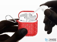 کاور محافظ و بند ایرپاد توتو Totu Square series AATWS-057 Case Airpods