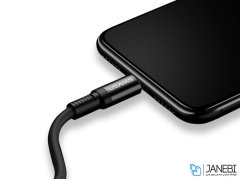 کابل لایتنینگ یوسامز Usams U16 Volume Control Led Lightning Cable 1m