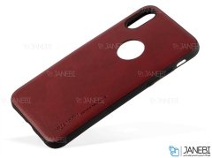 قاب طرح چرم آیفون Huanmin Leather Case Apple iPhone XR