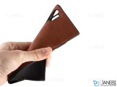 قاب طرح چرم سامسونگ Huanmin Leather Case Samsung Galaxy Note 10 Plus