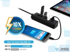 هاب یو اس بی 4 پورت پرومیت Promate ezHub 4 Port