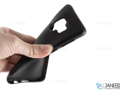 قاب طرح چرم سامسونگ Huanmin Leather Case Samsung Galaxy S9