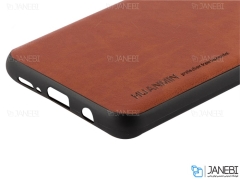 قاب طرح چرم سامسونگ Huanmin Leather Case Samsung Galaxy S9