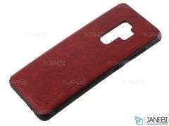 قاب طرح چرم سامسونگ Huanmin Leather Case Samsung Galaxy S9 Plus