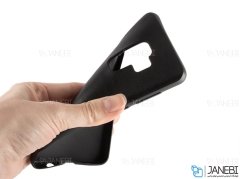 قاب طرح چرم سامسونگ Huanmin Leather Case Samsung Galaxy S9 Plus