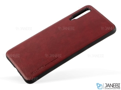 قاب طرح چرم سامسونگ Huanmin Leather Case Samsung Galaxy A7 2018