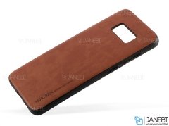 قاب طرح چرم سامسونگ Huanmin Leather Case Samsung Galaxy S8 Plus