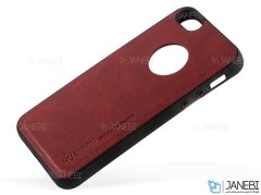 قاب طرح چرم آیفون Huanmin Leather Case Apple iPhone 5/5S