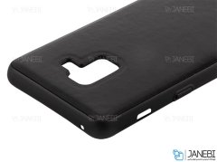 قاب طرح چرم سامسونگ Huanmin Leather Case Samsung Galaxy A8 Plus 2018