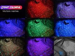 کیت نورپردازی ریموت‌دار The Star lights Of Car Seat Bottom A12
