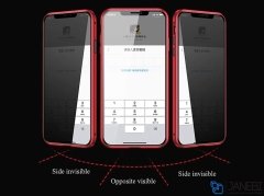 قاب مگنتی و محافظ صفحه حفظ حریم شخصی آیفون Privacy Glass Magnetic 360 Case Apple iPhone X/XS