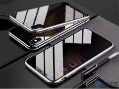 قاب مگنتی و محافظ صفحه حفظ حریم شخصی آیفون Privacy Glass Magnetic 360 Case Apple iPhone X/XS