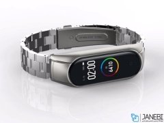 بند فلزی دستبند شیائومی Xiaomi Mi Band 3/4 Metal Strap