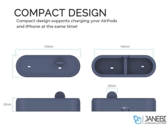 استند شارژ آیفون و ایرپاد AHA Style 2in1 Charging Dock