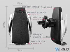 پایه نگهدارنده و شارژر وایرلس توتو Totu 15w Wireless Charging Phone Car Holder