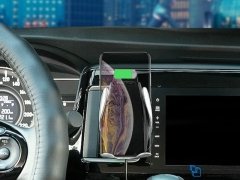پایه نگهدارنده و شارژر وایرلس توتو Totu 15w Wireless Charging Phone Car Holder