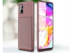 قاب ژله ای فیبر کربن سامسونگ Becation Carbon Fiber Case Samsung A51