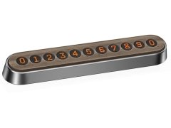 شماره تلفن پارک خودرو بیسوس Baseus Wood Texture Temporary Parking Number