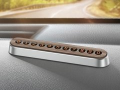 شماره تلفن پارک خودرو بیسوس Baseus Wood Texture Temporary Parking Number
