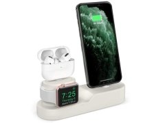 استند شارژ آیفون و ایرپاد و اپل واچ AHA Style 3in1 Charging Dock