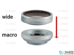 لنز فلاش آینه دار واید و ماکرو گوشی Krisyo Beauty led flash light & lens M-928
