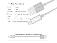 کابل لایتنینگ مایپو Mipow Lightning Cable 1m