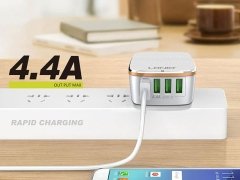 شارژر دیواری 4 پورت الدنیو LDNIO A4404 4USB Charger