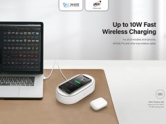 شارژر بی سیم سریع و ضدعفونی کننده لیفرو LYFRO Air Capsule Wireless Charging