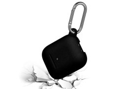 کاور سیلیکونی طرح چرم ایرپاد Airpods 1/2 Leather Silicone Hang Case