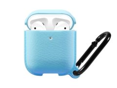 کاور سیلیکونی طرح چرم ایرپاد Airpods 1/2 Leather Silicone Hang Case