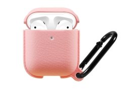 کاور سیلیکونی طرح چرم ایرپاد Airpods 1/2 Leather Silicone Hang Case