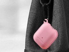 کاور سیلیکونی طرح چرم ایرپاد Airpods 1/2 Leather Silicone Hang Case