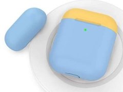 کاور سیلیکونی دو درب ایرپاد AHAStyle Ultra Thin Airpods Case
