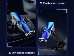 پایه نگهدارنده و شارژر وایرلس سریع توتو Totu CACW-033 Armour Car Mount