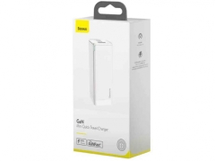 شارژر دیواری سه پورت سریع بیسوس Baseus BS-C915 GaN Mini Quick Charger