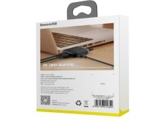 هاب یو اس بی بیسوس مدل Baseus Fully folded portable 4-in-1 HUB (USB2.0 to USB2.0x4 with power supply) Black یک همراه کاربردی