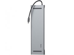 هاب آداپتور تایپ سی چند درگاهی 10 در 1 بیسوس BASEUS Type C Notebook Hub Adapter 10 in 1 Multiport  دارای ابعاد مناسب