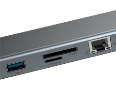 هاب آداپتور تایپ سی چند درگاهی 10 در 1 بیسوس BASEUS Type C Notebook Hub Adapter 10 in 1 Multiport