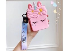 کیف سیلیکونی کوچک رودوشی طرح اسب تک شاخ ستاره دار Unicorn Little Bag
