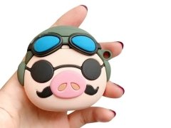 کاور محافظ سیلیکونی ایرپاد طرح خوک خلبان Pilot Pig Silicone Case Apple Airpods