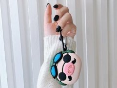 کاور محافظ سیلیکونی ایرپاد طرح خوک خلبان Pilot Pig Silicone Case Apple Airpods