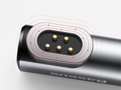 مبدل شارژ مغناطیسی تایپ سی به تایپ سی بیسوس مناسب مک بوک Baseus Type C To Type-C Magnetic Adapter Fast Charging دارای رابط مغناطیسی