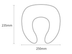 بالش گردنی بیسوس Baseus U Shaped Memory Foam Neck Pillows