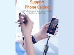 مبدل لایتنینگ به لایتنینگ و خروجی 3.5 میلیمتری صدا مک دودو MCDODO Lightning to Lightning and 3.5mm Cable 0.1M CH-634 با قابلیت پشتیبانی از مکالمه