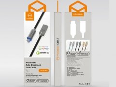 کابل شارژ سریع و هوشمند میکرو یو اس بی 1 متری مک دودو MCDODO Auto Power Off MicroUSB 1m CA-289