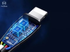 کابل شارژ  3 در 1 لایتنینگ   تایپ سی   میکرو یو اس بی مک دودو MCDODO 3in1 Lightning Type-C MicroUSB Cable 1.2M CA-696 دارای تراشه کنترل هوشمند
