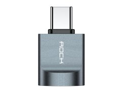 مبدل یو اس بی 3.0 به تایپ سی راک ROCK USB AF to Type-C 3.0 Adapter دارای وزن کم