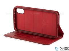 کیف چرمی آیفون Nuoku Leather Case iPhone X/XS