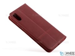 کیف چرمی آیفون Nuoku Leather Case iPhone X/XS